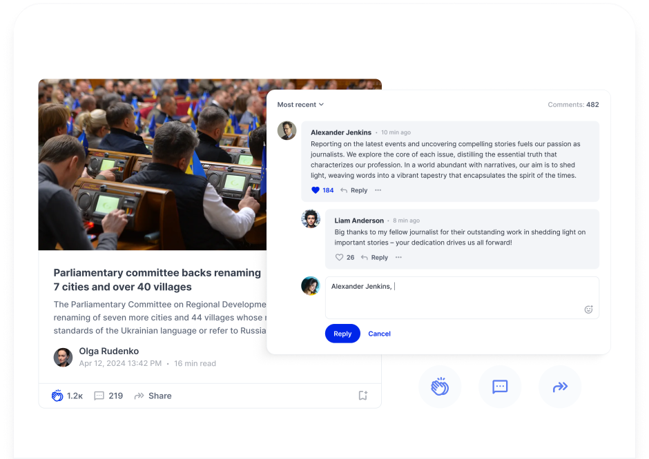 Go Beyond just reading — interact, engage, monetize